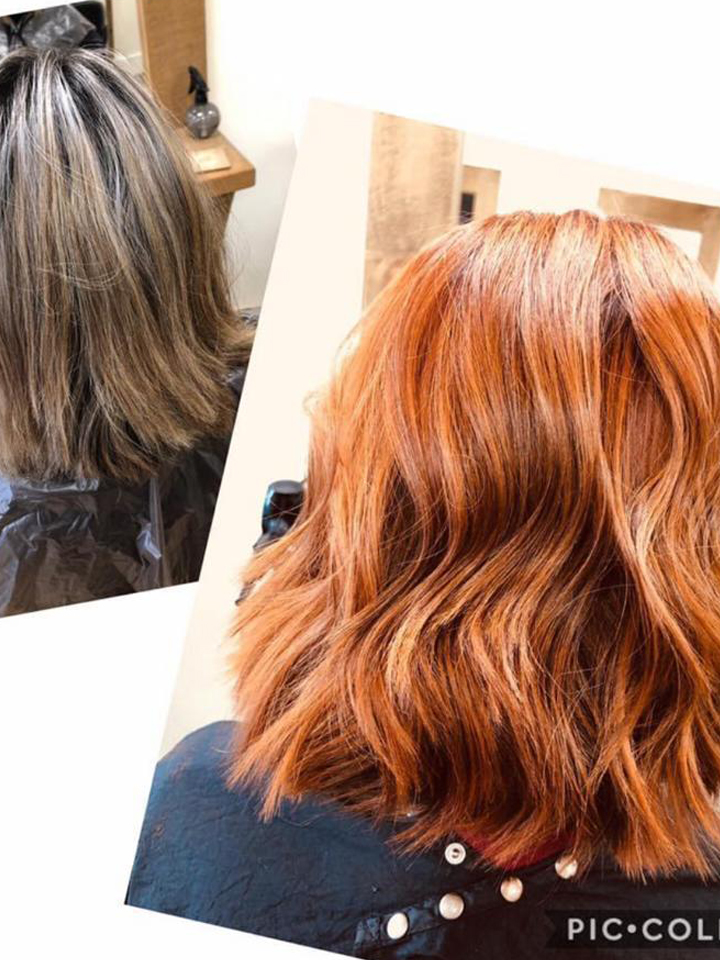 ginger short hair